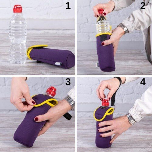 Funda para botellas de agua color Caqui, , large Imagen numero 3