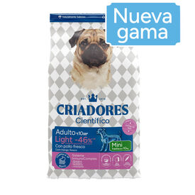 Criadores Cient&iacute;fico Light -46% contenido graso Adulto Mini Pienso Pollo para perros