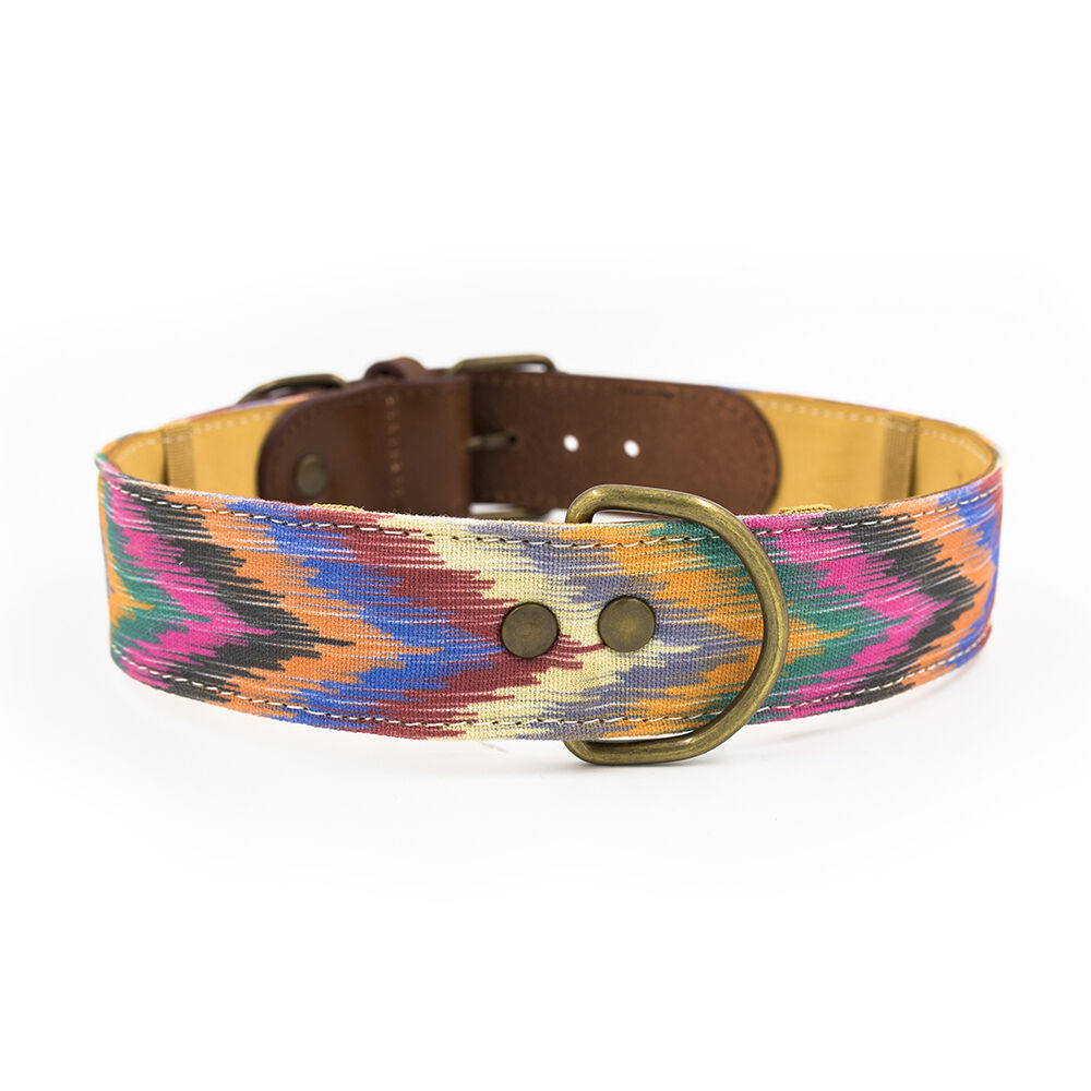 Ladran Gaucho Collar Zoe hecho a mano para perros