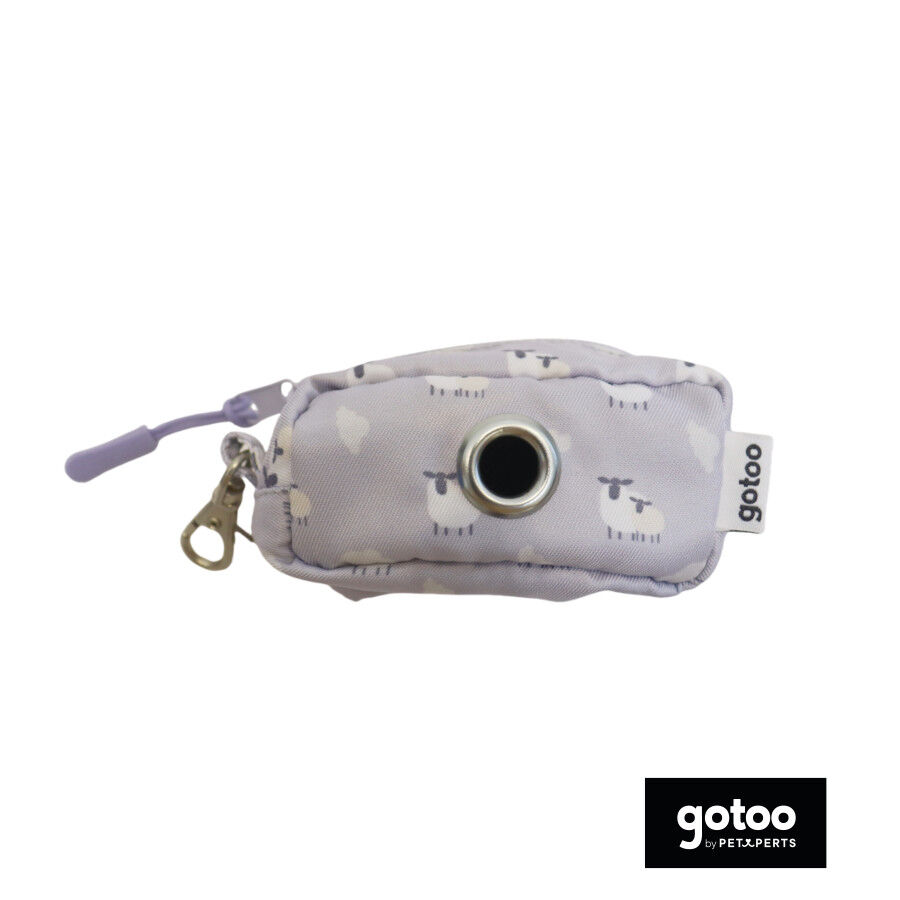 Gotoo Porta bolsas estampado gris para perros, , large Imagen numero 2