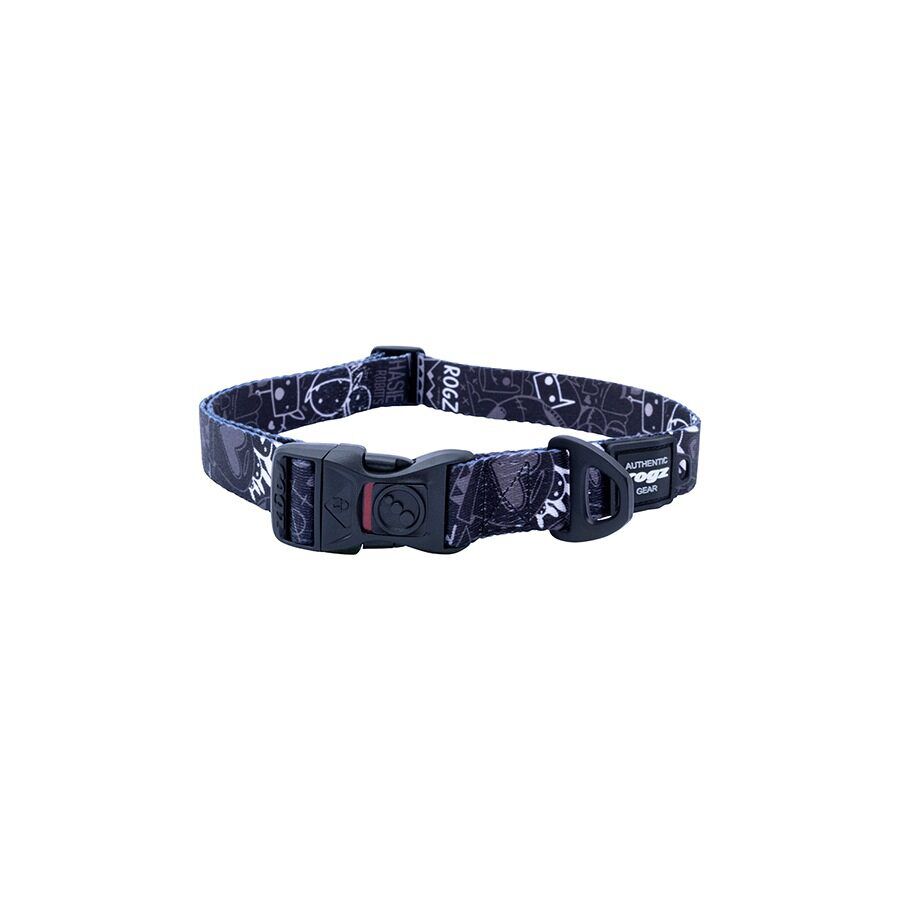 Collar para perro Rogz Fusion &ndash; Dise&ntilde;o Grafitti Negro (4 tallas), , large Imagen numero 4