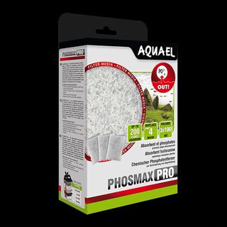 Aquael Phosmax Pro filtración química del agua para acuarios de agua dulce y piscinas de terrarios