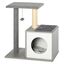 PawHut Rascador  de 3 niveles para gatos color Gris, , large indicador imagen numero 4