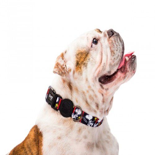 Collar para perro Snoopy color negro, , large Imagen numero 2