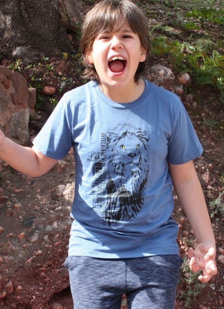 Camiseta niño/a león color Verde thumbnail