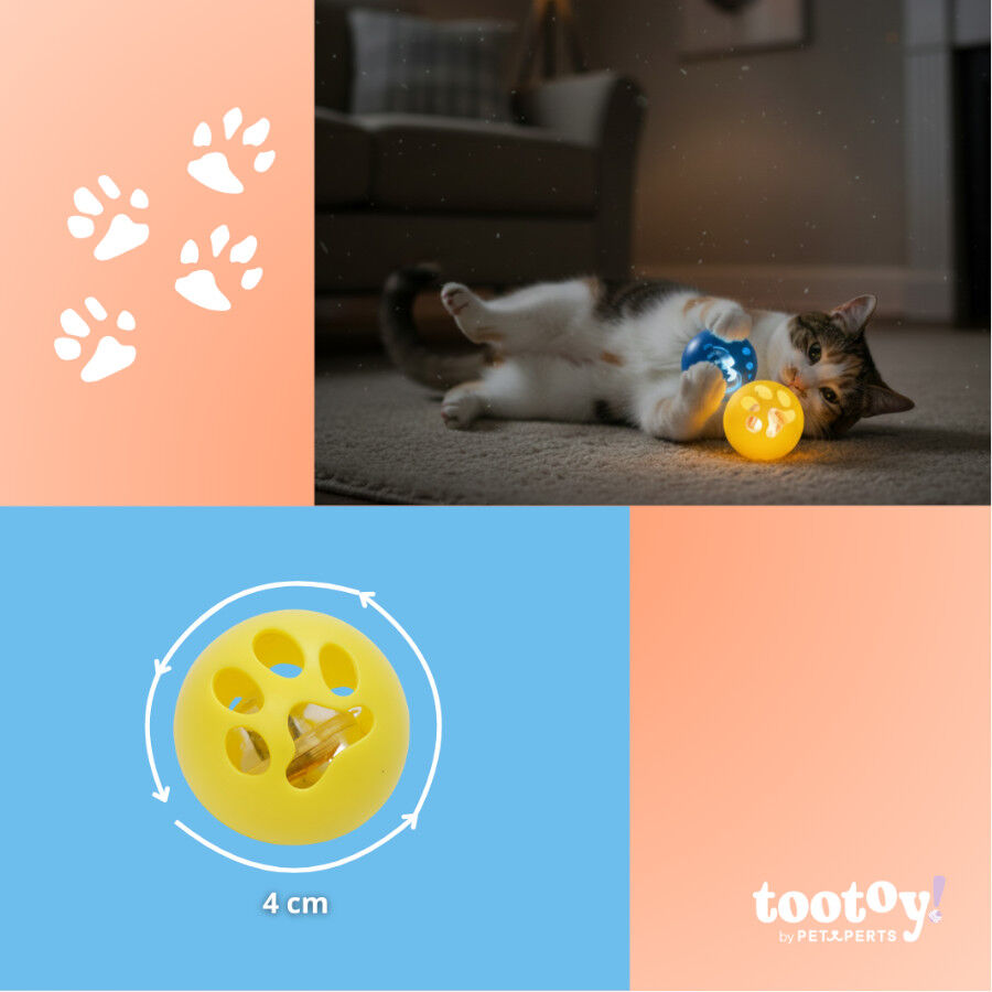 Tootoy! Pelotas Interactivas con Luces LED para gatos, , large Imagen numero 5