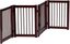 COSTWAY Barrera de Puerta de Seguridad Rejilla para Perros Mascotas Puerta Escalera Protección Plegable de Madera (203 x 76 x 1,8cm), , large indicador imagen numero 4