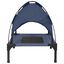 vidaXL Cama para Perros con Dosel Sofá Silla Tela Oxford y Acero Azul, , large indicador imagen numero 4