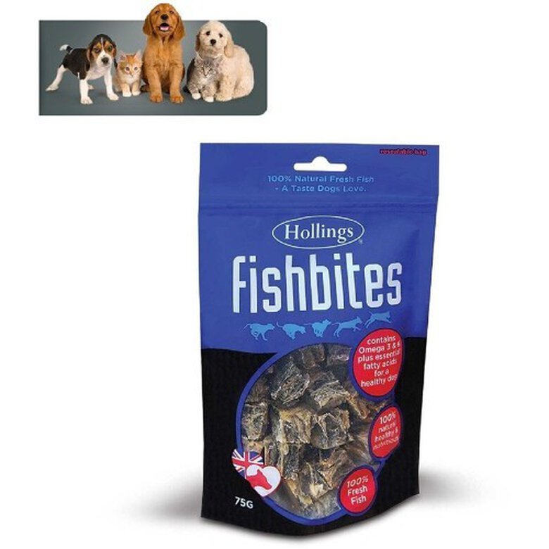 Snacks de pescado para perros sabor Pescado, , large image number null
