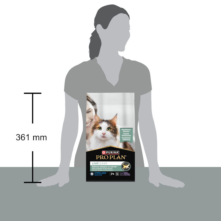 Pro Plan Live Clear Sterilised Pavo pienso para gatos seniors thumbnail