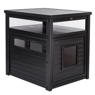 FINCA CASAREJO mueble Arenero YAKARTA negro para Gatos