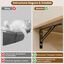 COSTWAY 5PCS Estante de Escalada para Gatos de Pared, Set de Pared de Escalada para Gatos con 4 Niveles, Hamaca, Tabla para Rascar y Almohadillas, 2 Plataformas de Salto de Interior, , large indicador imagen numero 4
