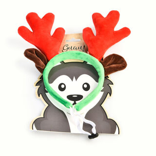 Guau Christmas Diadema de Reno para perros