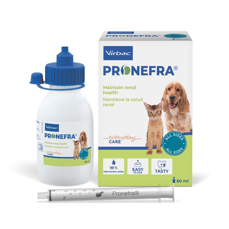 60 ml Virbac Pronefra Suplemento Alimenticio para perros y gatos, , large Imagen numero 2