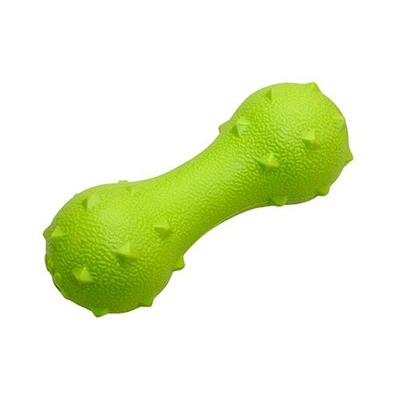 DZL hueso de juguete con pinchos verde para perros, , large image number null