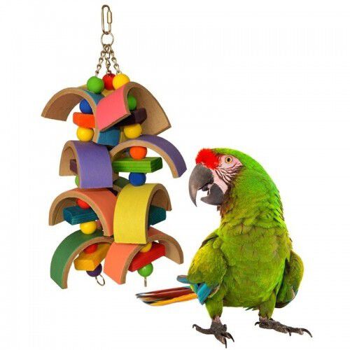 Juguete Humdinger gigante para loros color Varios