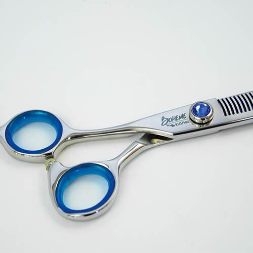 Tijera Boheme esculpir apta para peluquer&iacute;a canina ZURDOS. 17.5 cm., , large Imagen numero 4