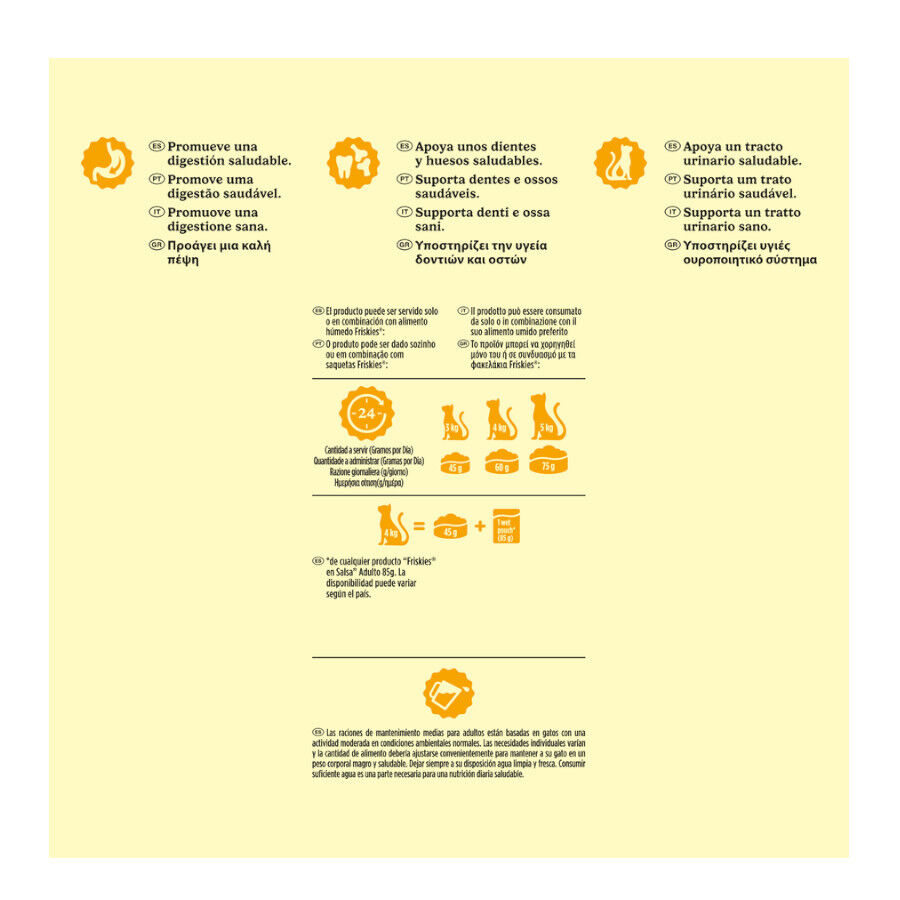 4 kg Purina Friskies Adult Pienso para gatos con salm&oacute;n y verduras, , large Imagen numero 5