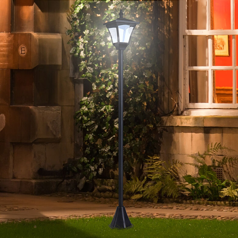 Outsunny Farol Solar negro IP44  para Exteriores thumbnail