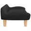 vidaXL Cama para perros de tela negra 70x40x24 cm, , large indicador imagen numero 3