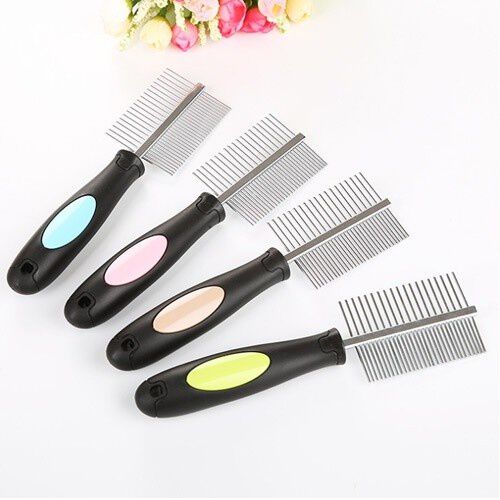 Peine doble MyPetCare para mascotas color Amarillo, , large Imagen numero 4