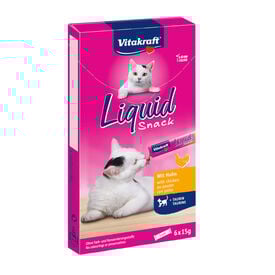 Vitakraft Liquid Snack Pollo y Taurina para gatos