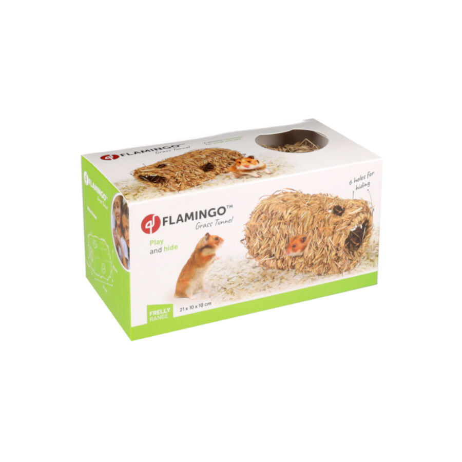 Flamingo Frelly Natural Nido Túnel para roedores thumbnail