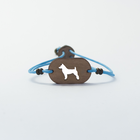 Pulsera de madera Jack Russell personalizable color Azul, , large image number null
