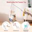 Nobleza - Varita Retráctil para Gatos, 5 Patrones LED, USB Recargable, Plumas Juguete Interactivo para Gatos, , large indicador imagen numero 4