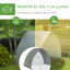 PawHut Gallinero para Exterior 304x560x220 cm Gallinero para Gallinas de Acero Galvanizado Cubierta de Tela Oxford Resistente a los Rayos UV e Impermeable para Patio Plata, , large indicador imagen numero 9