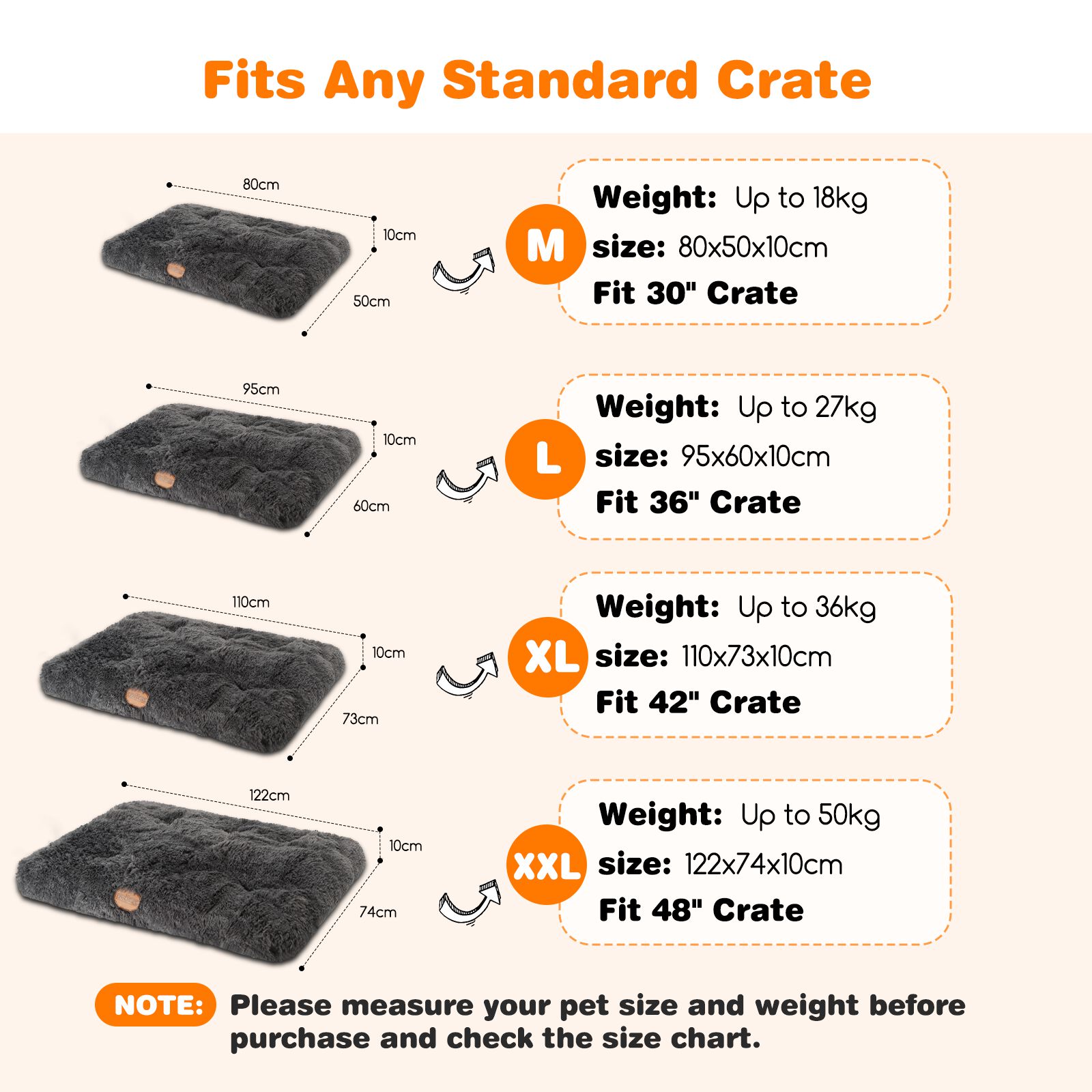 Nobleza Cama Lavable gris oscura para Perros thumbnail