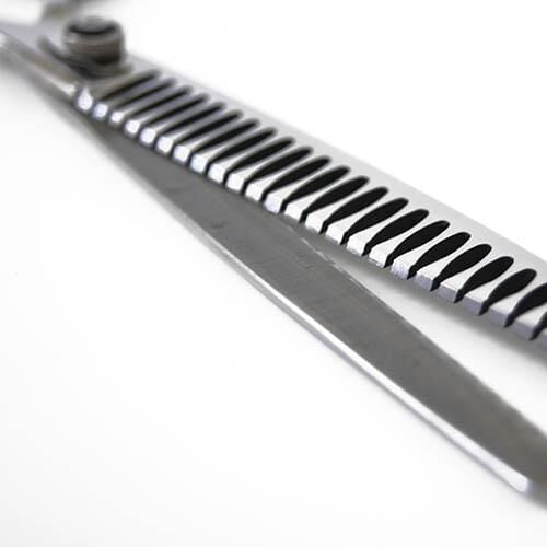 Tijera Ib&aacute;&ntilde;ez Zyklon Esculpir 28 dientes peluquer&iacute;a canina, , large Imagen numero 4