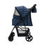 Cochecito Azul Marino Plegable para Mascotas con Cubierta lluvia  y Bolsa de Almacenamiento, , large indicador imagen numero 2
