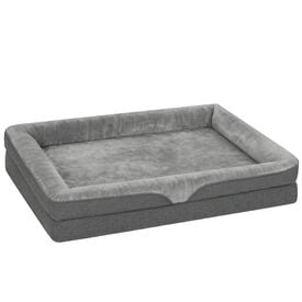 PawHut Cama para Perro Gris