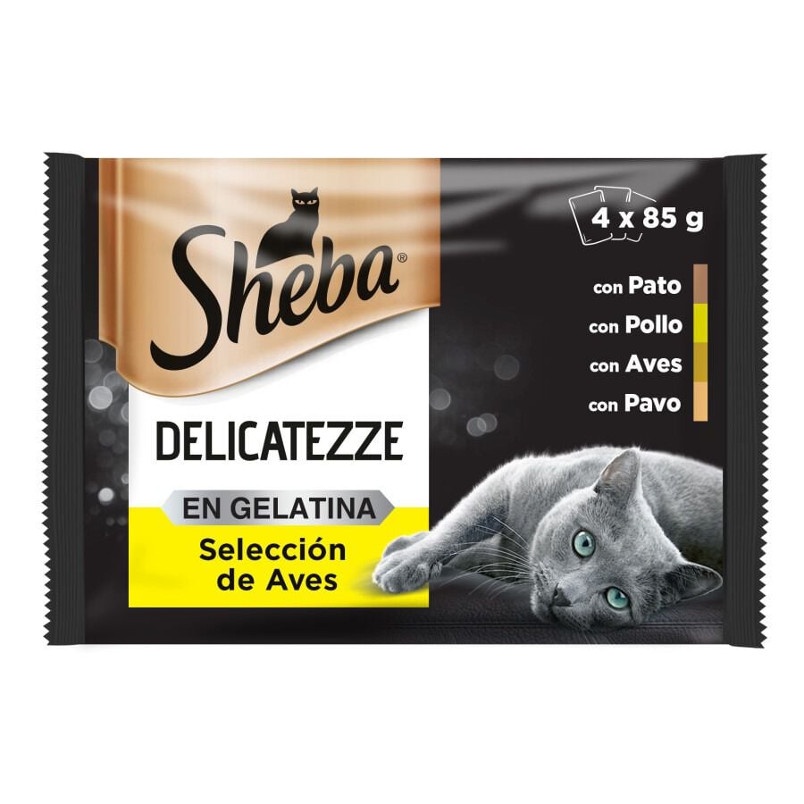 Sheba Delicatezze Aves Gelatina en Bolsita para Gatos - Multipack thumbnail