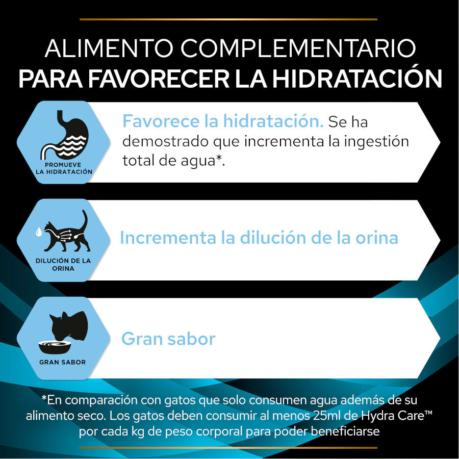 10 sobres x 85 g Pro Plan Veterinary Diets Hydra Care suplemento hidrataci&oacute;n para gatos, , large Imagen numero 3