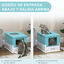 PawHut Arenero para Gatos Azul y Blanco, , large indicador imagen numero 5