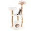 COSTWAY 124cm Árbol de Madera Maciza para Gatos, Torre para Gatos con Postes de Sisal, Condominio, Plataformas, Centro de Actividades de Múltiples Niveles para Gatos, , large indicador imagen numero 1