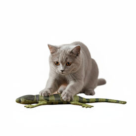 Playology Juguete Lagarto Realista para gatos