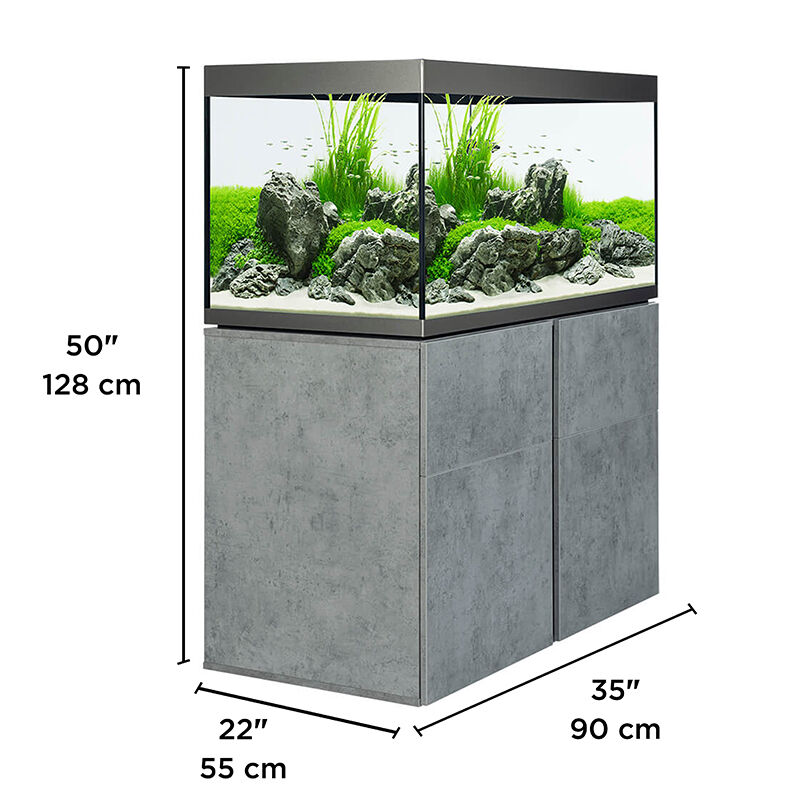 Fluval Acuario Kit Fluval Siena de 332 litros color Negro thumbnail
