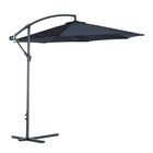 Parasol de exterior Outsunny para jardín color Negro, , large image number null