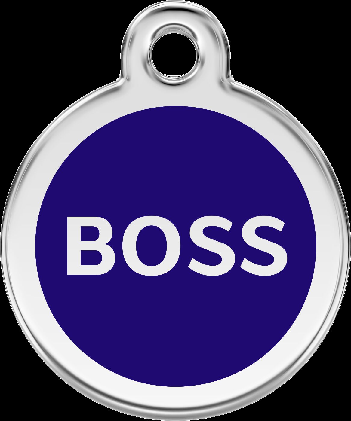 Red Dingo Placa identificativa Acero Inoxidable Azul para perros y gatos thumbnail