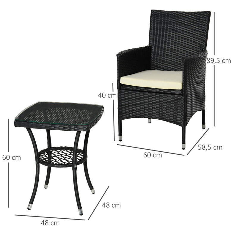 Outsunny Conjunto de Muebles para jardín thumbnail