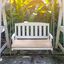 Outsunny Coj&iacute;n para Banco de Exterior 110x46x5 cm Desenfundable y Lavable Almohadilla Acolchado para Banco Doble de Jard&iacute;n Patio Terraza Beige Oscuro, , large indicador imagen numero 2