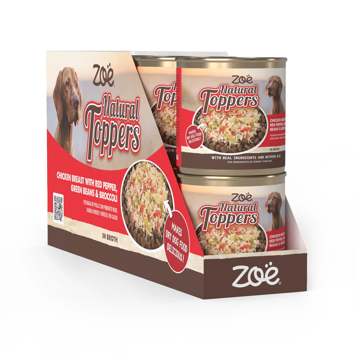 Zo&euml; Natural Toppers 170g Pollo con pimiento rojo, , large Imagen numero 3