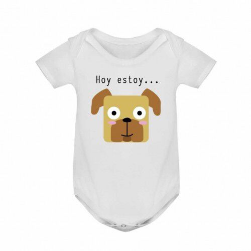 Body para bebé The Pet Lover &quot;Hoy estoy contento&quot; thumbnail