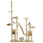 Rascador con postes para gatos color Beige, , large image number null