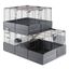 Ferplast multipla double caseta gris para roedores, , large indicador imagen numero 4