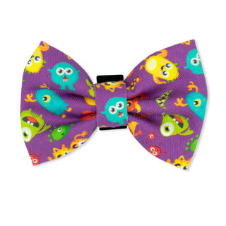 Pajarita Cute Lil Monster para perros color Lila, Pajarita Cute Lil Monster para perros color Lila