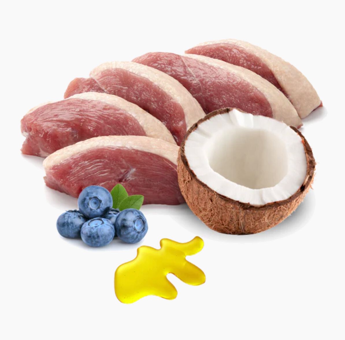 Comida h&uacute;meda para gatos de Pato BIO (100g) | con 96% de carne de Vacuno | Sin cereales | Sin patata | Sin aditivos | Monoproteico | 1 sobre de 100g, , large Imagen numero 3